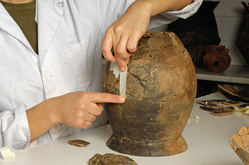 recoller vase terre cuite