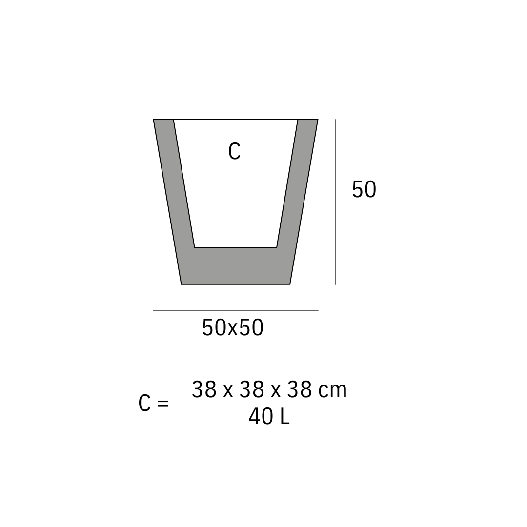Pot - Cono LED