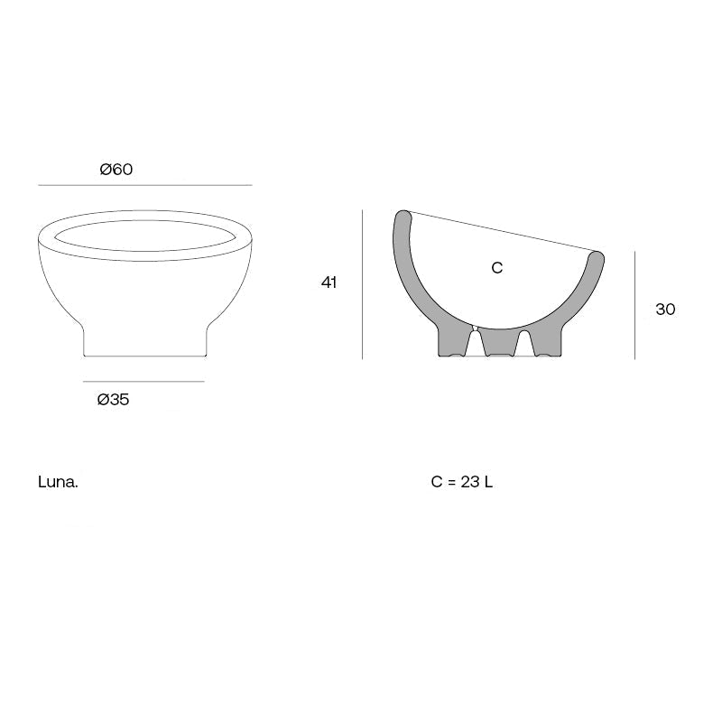 Pot - Luna