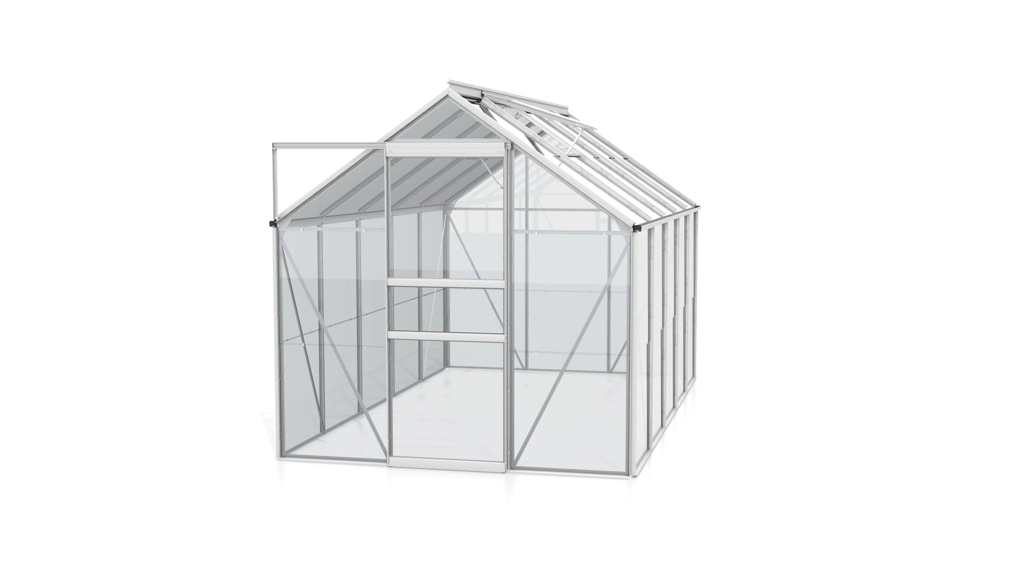 serre verre trempé 6m2