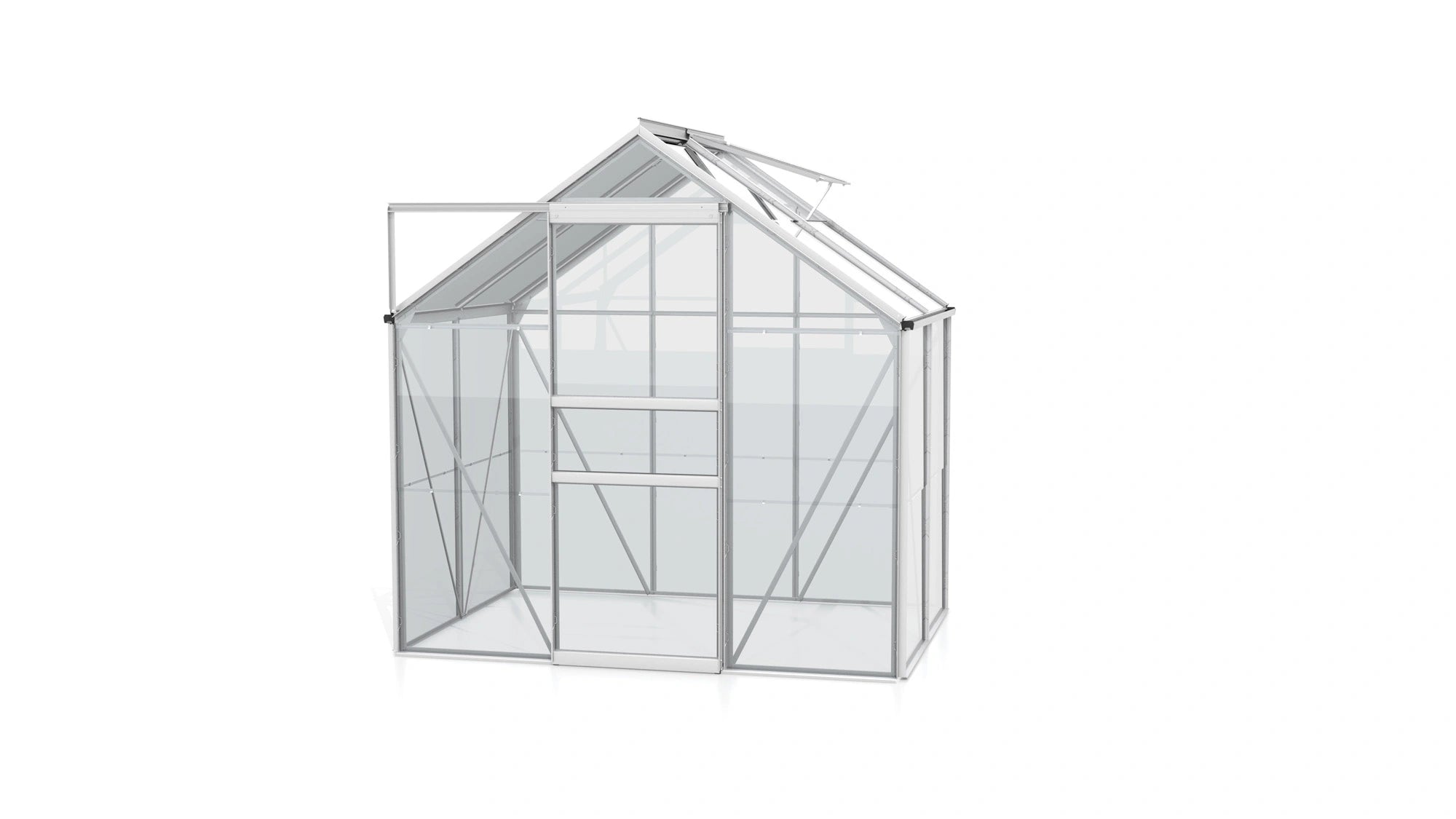 Serre en verre 2m²