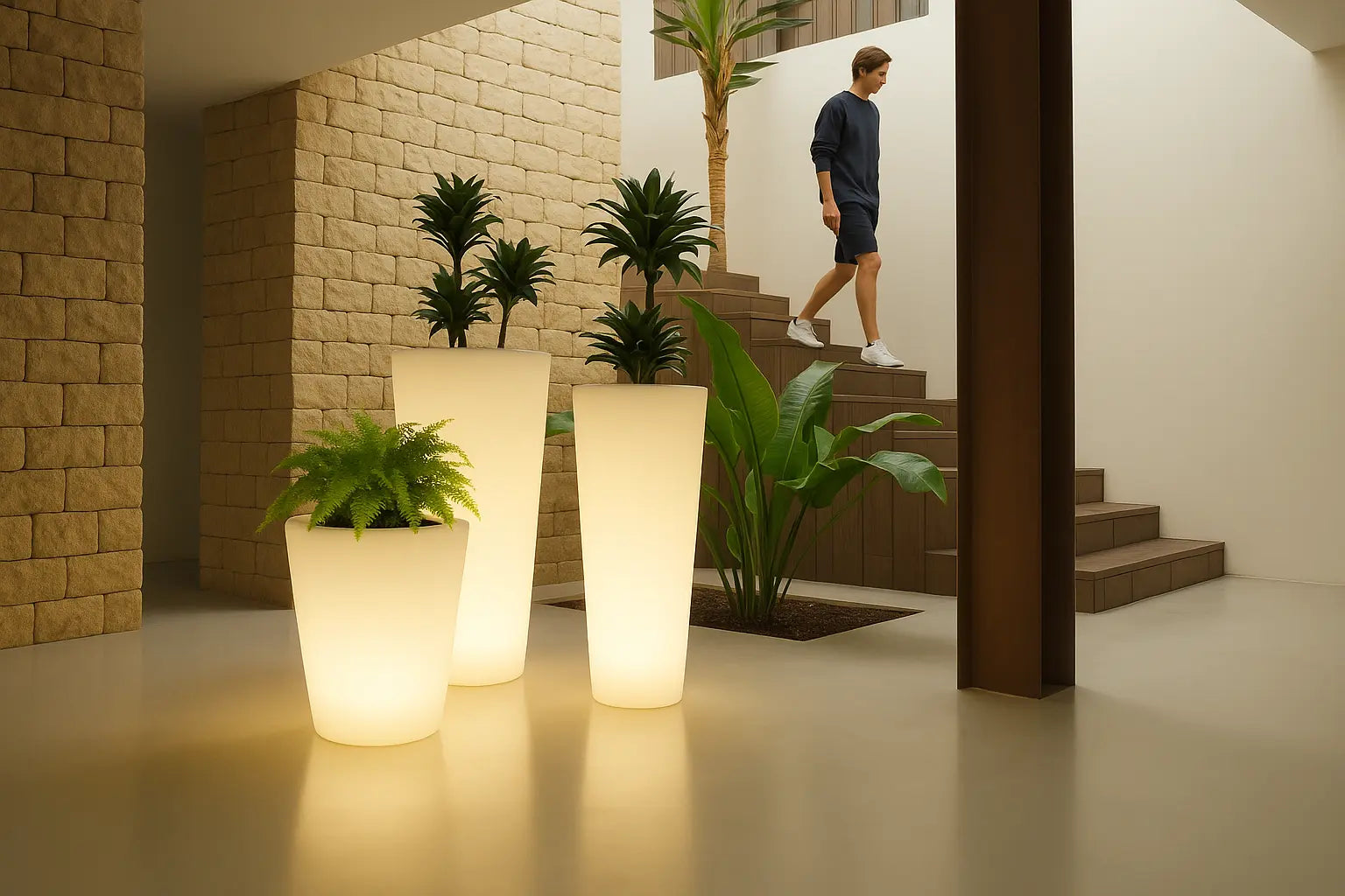 Pot-Rond-Blanc-LED