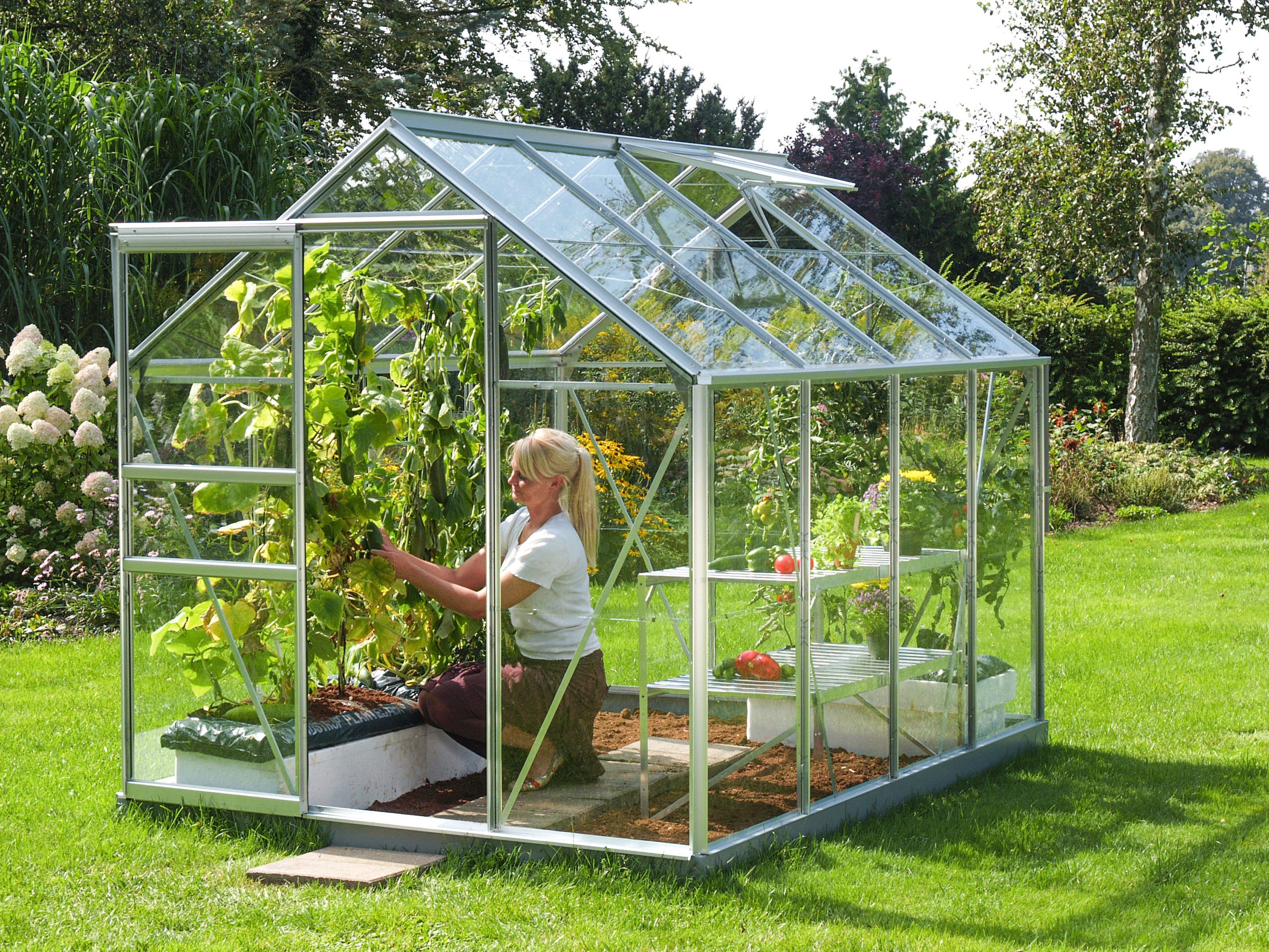 serre de jardin en verre trempé 3mm