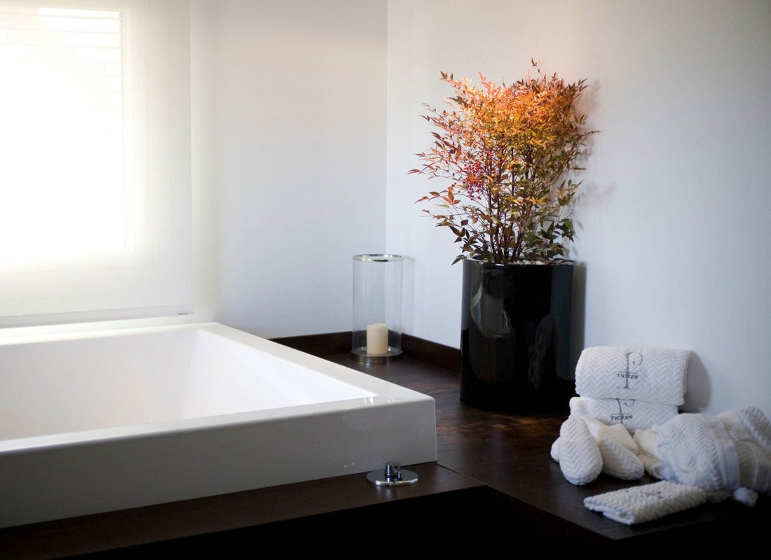 pot de fleurs demi rond