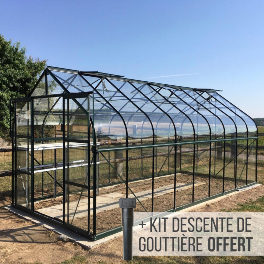 serre avec 2 portes