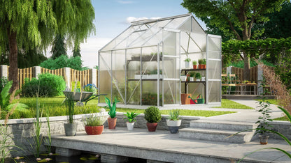 serre carré polycarbonate