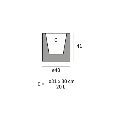 Topf - Cilindro LED