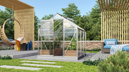 mini serre de jardin en verre 3m2 