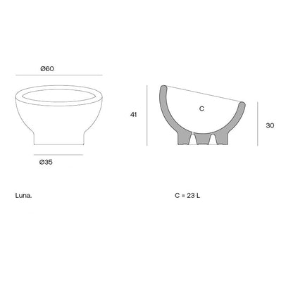 Pot - Luna