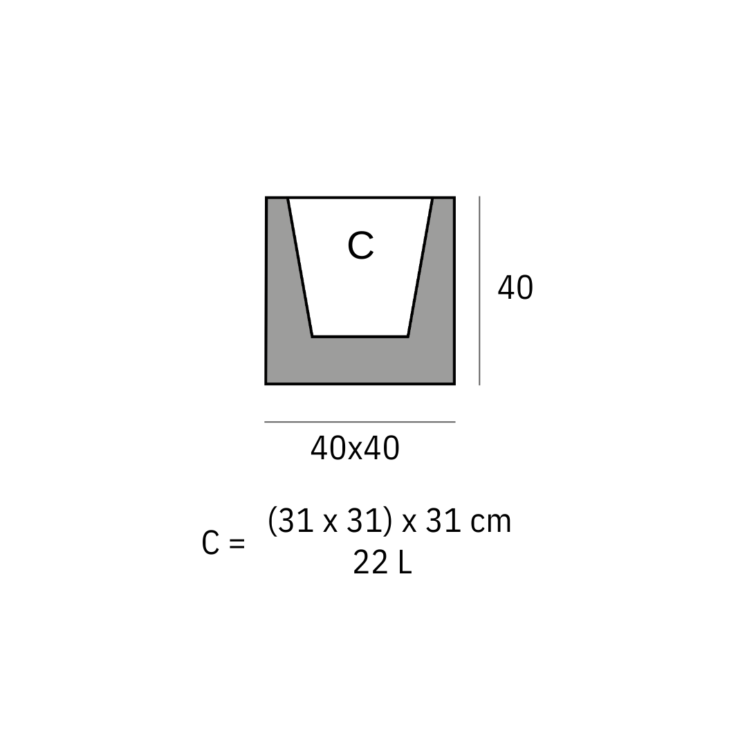 Pot - Cubo LED