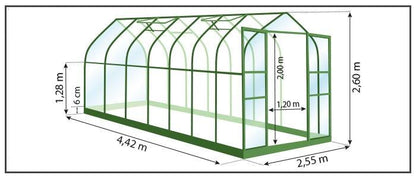 Gewächshaus - Aloe 11,3m²