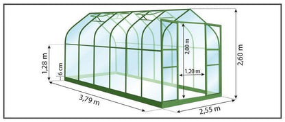 Gewächshaus - Aloe 9,70m²