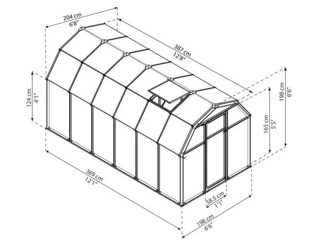 Serre-jardin-Polycarbonate-avec-Embase-dimensions