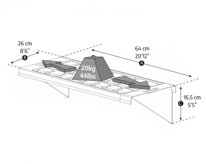 Gewächshausregal <br> Zwilling