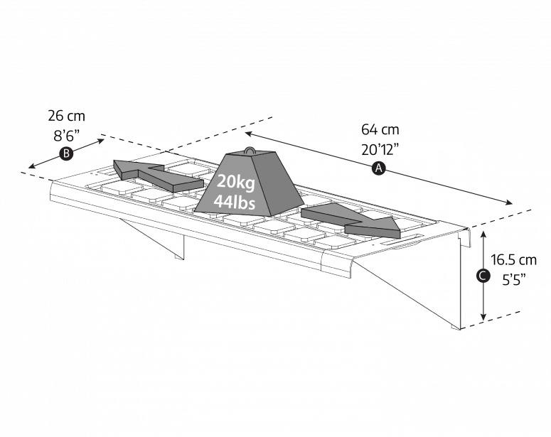 Gewächshausregal <br> Zwilling