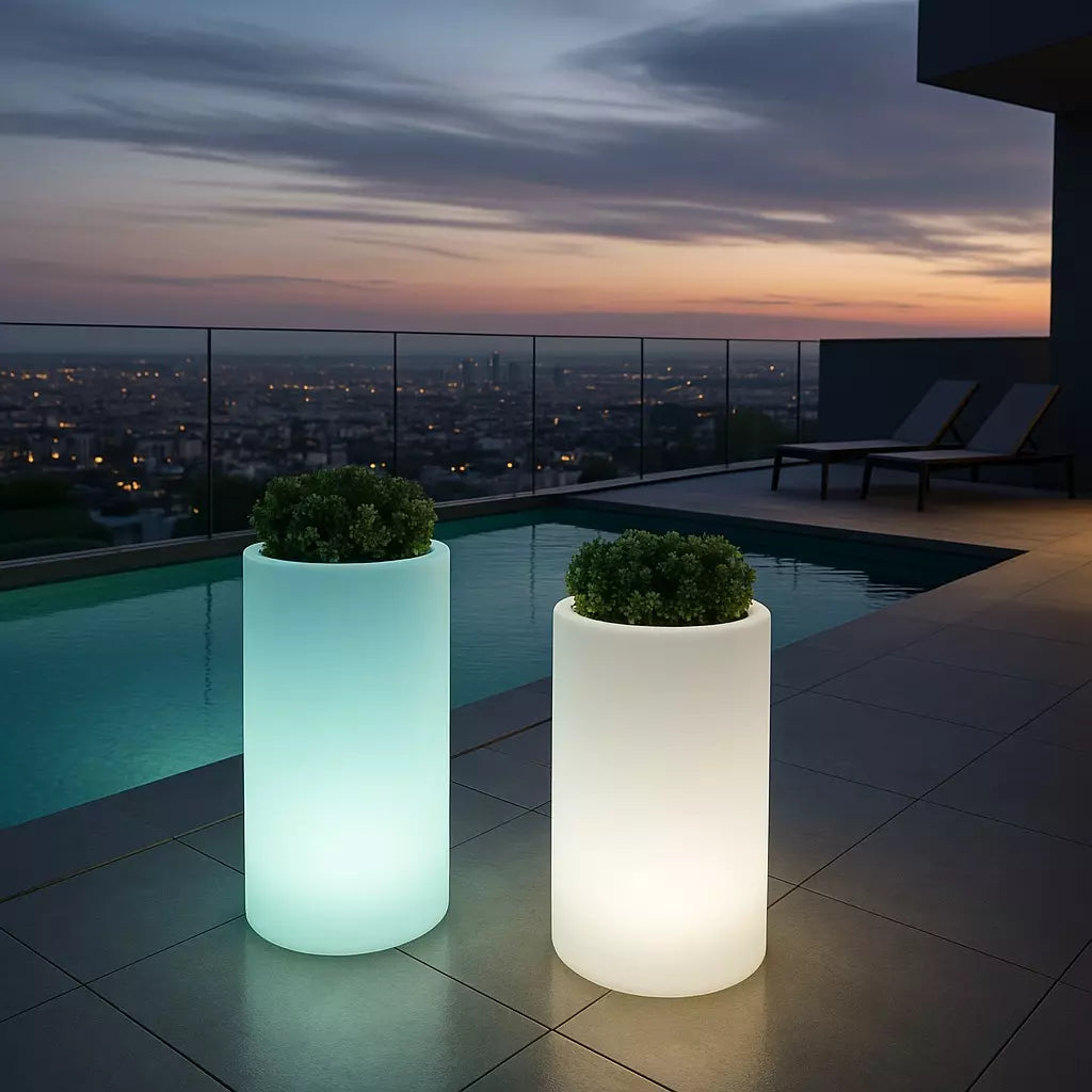 Topf - LED Palme