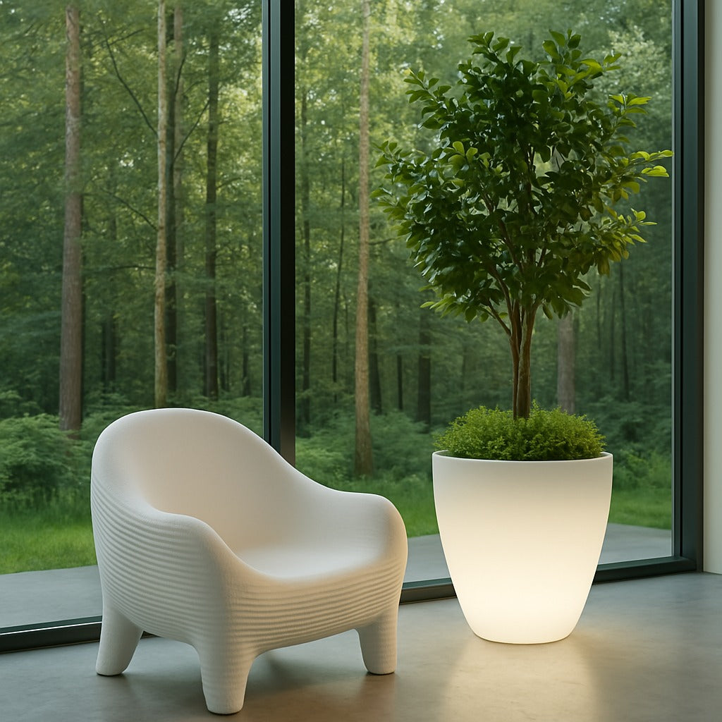Topf - Violette LED