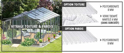 Serre Essentia 18,70 m² - Serre Verre de Sécurité