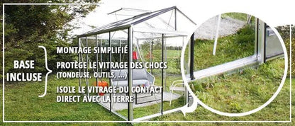 Serre Essentia 18,70 m² - Serre Verre de Sécurité