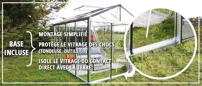 Serre Essentia 18,70 m² - Serre Verre de Sécurité