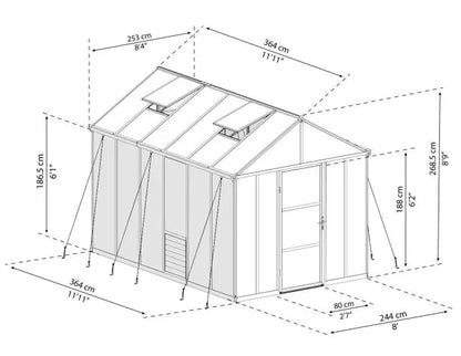 Serre - Ruhm 9,2 m²