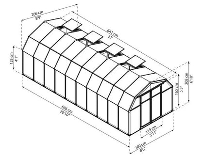 serre-jardin-polycarbonate-17m2-dimensions