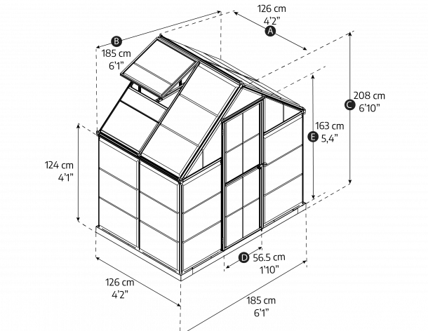 Serre - Harmonie 2,3 m²