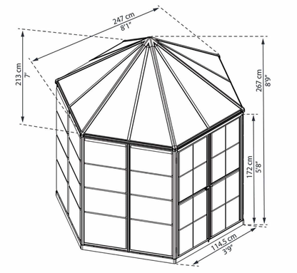 Gewächshaus - Oasis 5,3m²