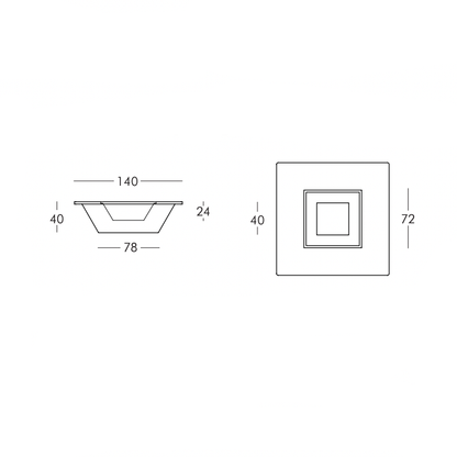 Jardinière - Banktopf LED