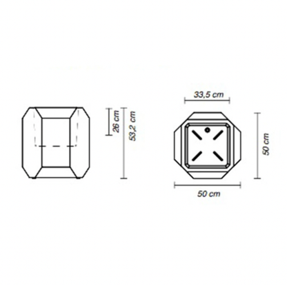 Topf - Edelstein-LED