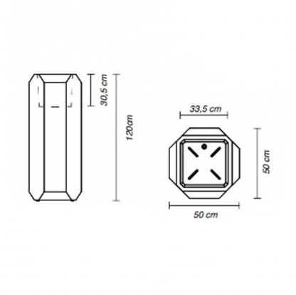 Topf - Edelstein-LED