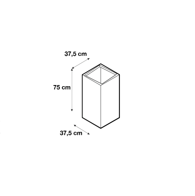 Pflanzgefäß - Turm