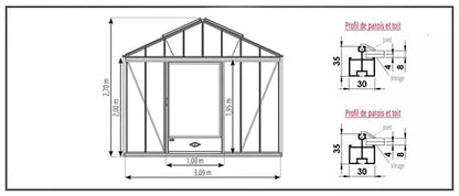 Serre - Luxia 16,40m²