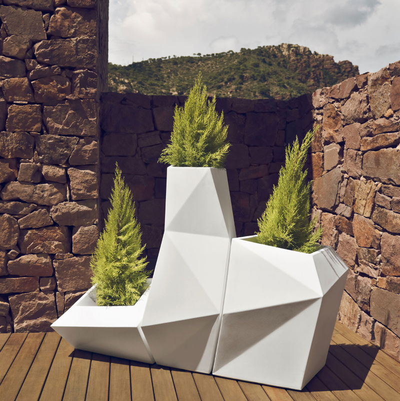 pot de fleurs exterieur design