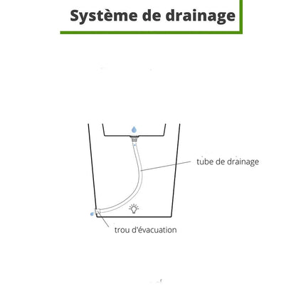 Jardinière - Banktopf LED